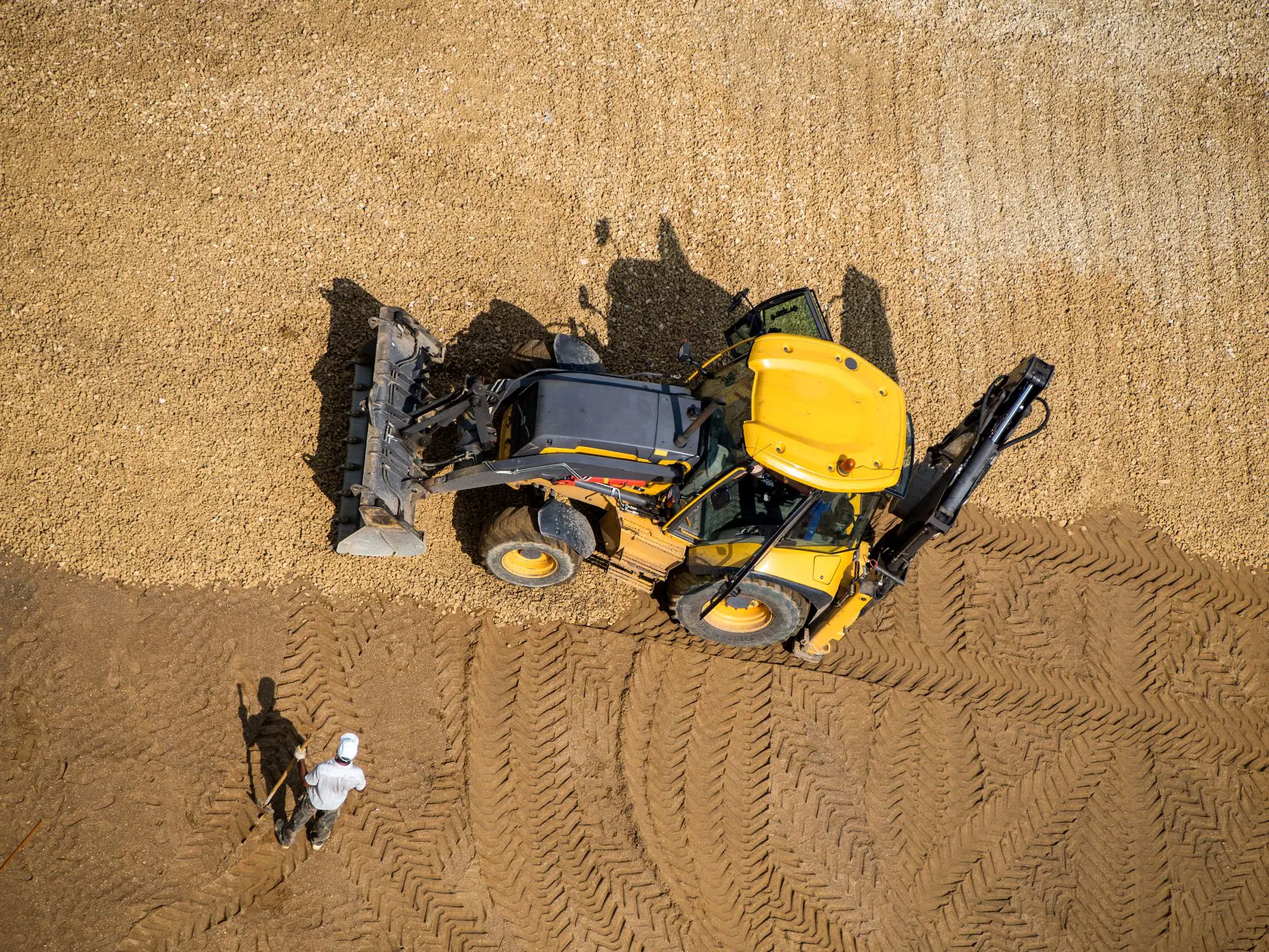 Land grading around septic systems